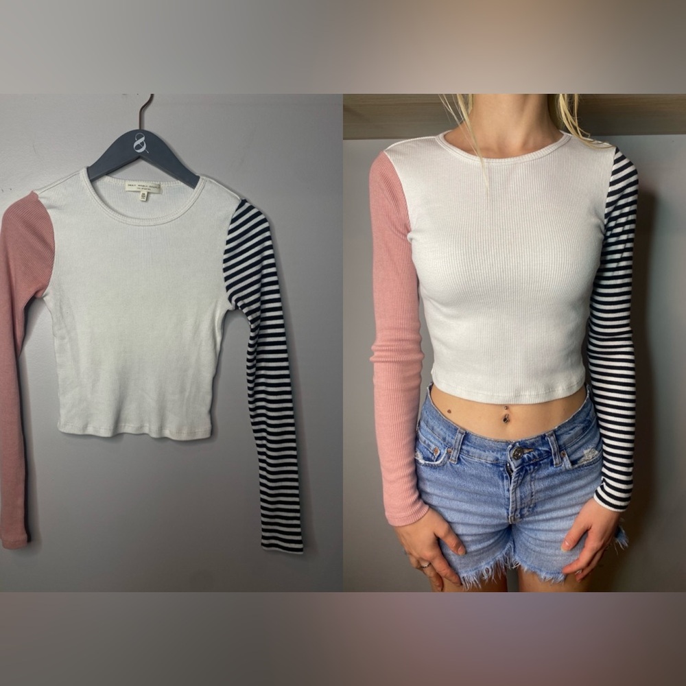 OU Color Block Crop Too.
